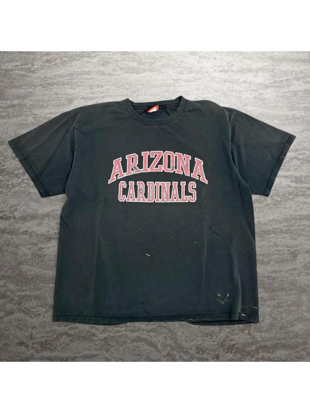 Vintage Arizona Cardinals NFL T-Shirt XL Faded Black